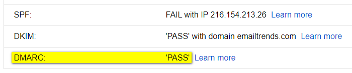 spf-fail dmarc-pass