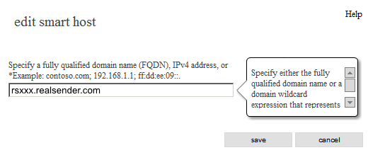 exchange server 2013 2016 2019 - edit smart host